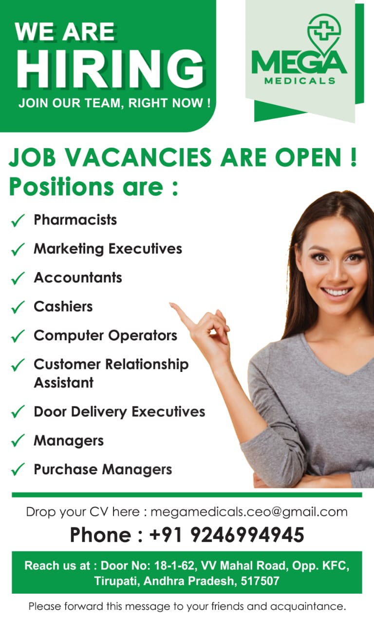 784 Vacancies - New Employment Opportunities! Deadline: Wednesday